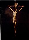 Rembrandt Canvas Paintings - Christ On The Cross